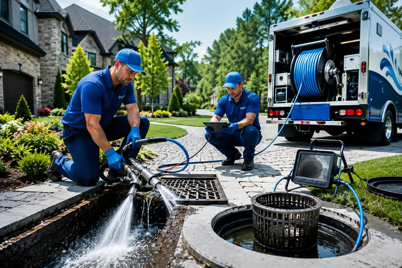 Local outdoor drain cleaning professionals in Fountain, MI